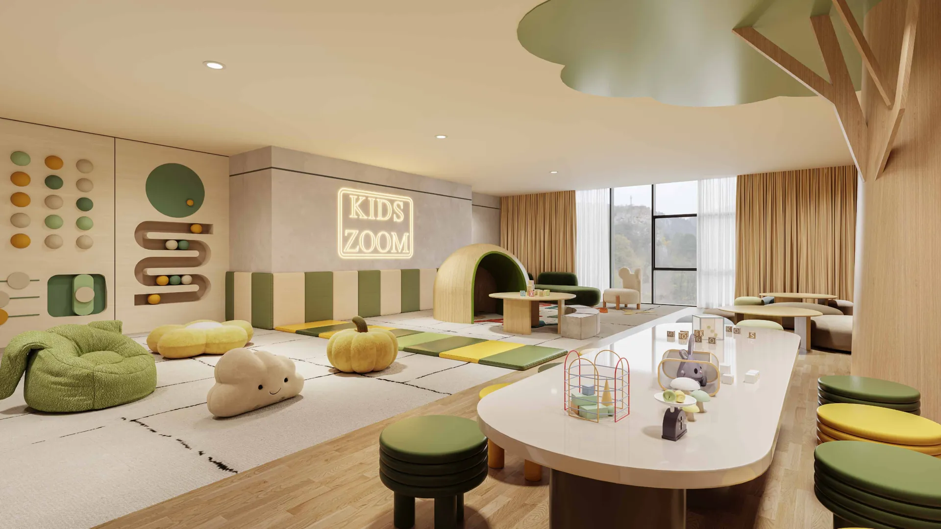 Kids Zoom children's playroom