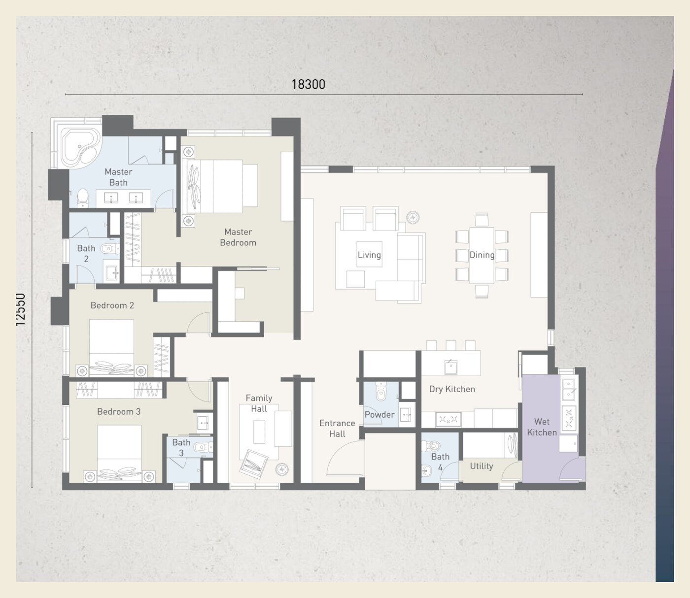 Cappella Embassy Type A1 floor plan