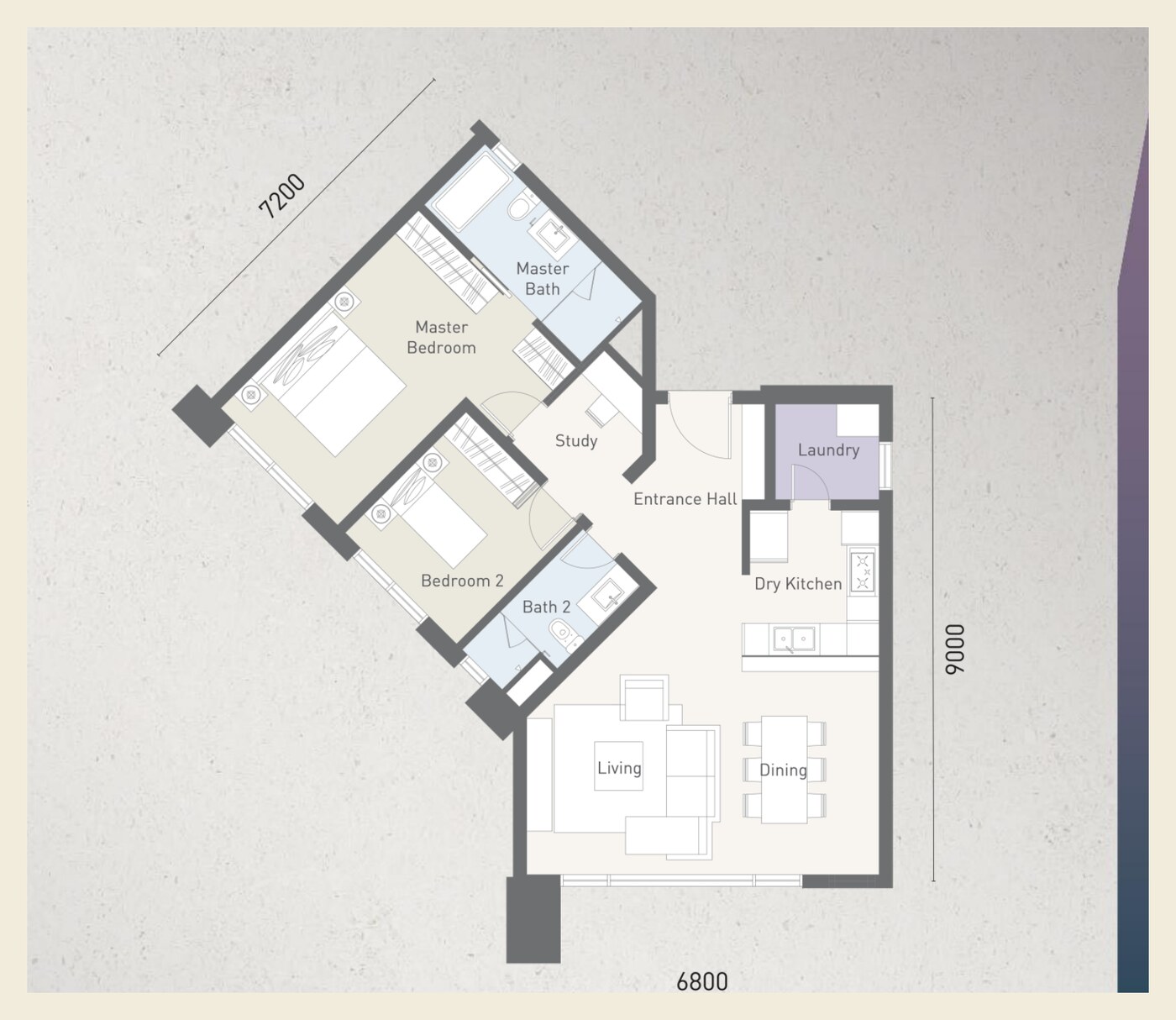 Cappella Embassy Type D1 floor plan