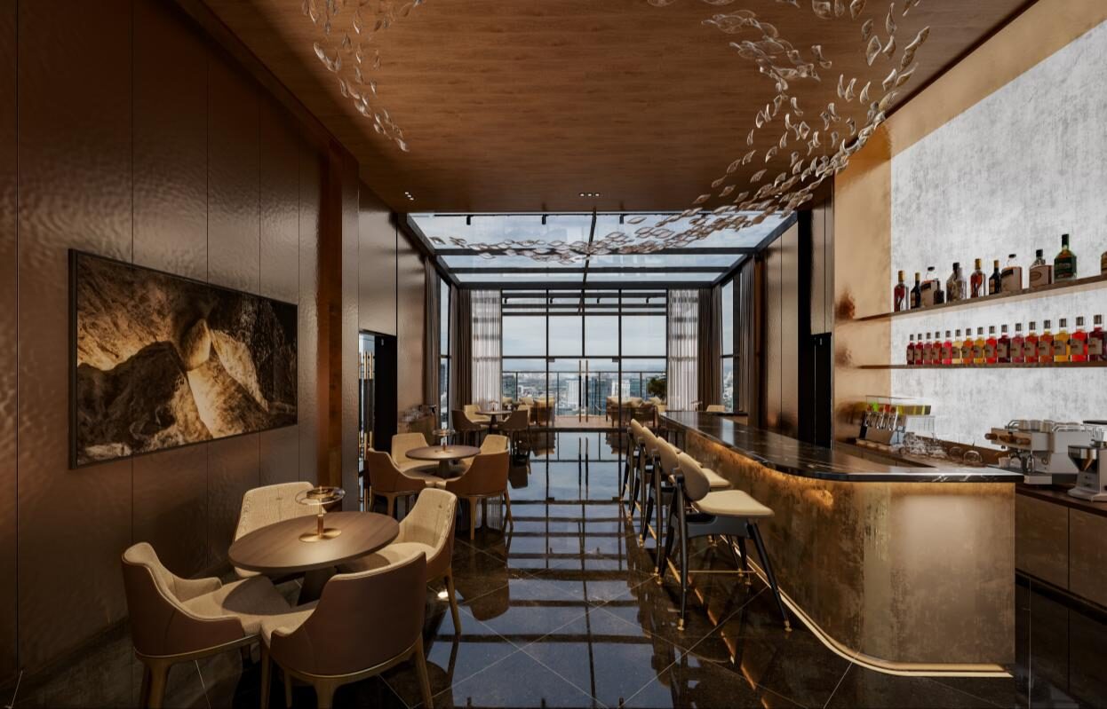 Sky Bar on Tower E level 38A